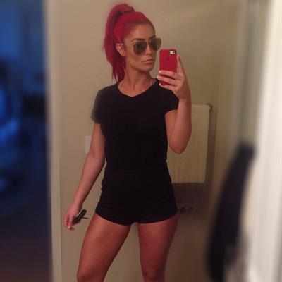 Natalie Eva Marie taking a selfie