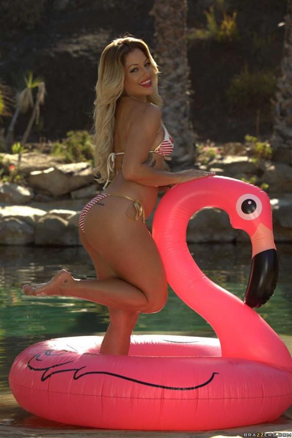 Kissa Sins in a bikini - ass