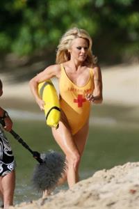 Pamela Anderson - Filming for an Brazilian TV Show in Hawaii 17.08.12