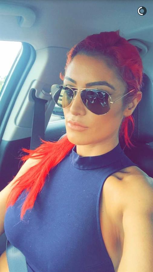 Natalie Eva Marie taking a selfie