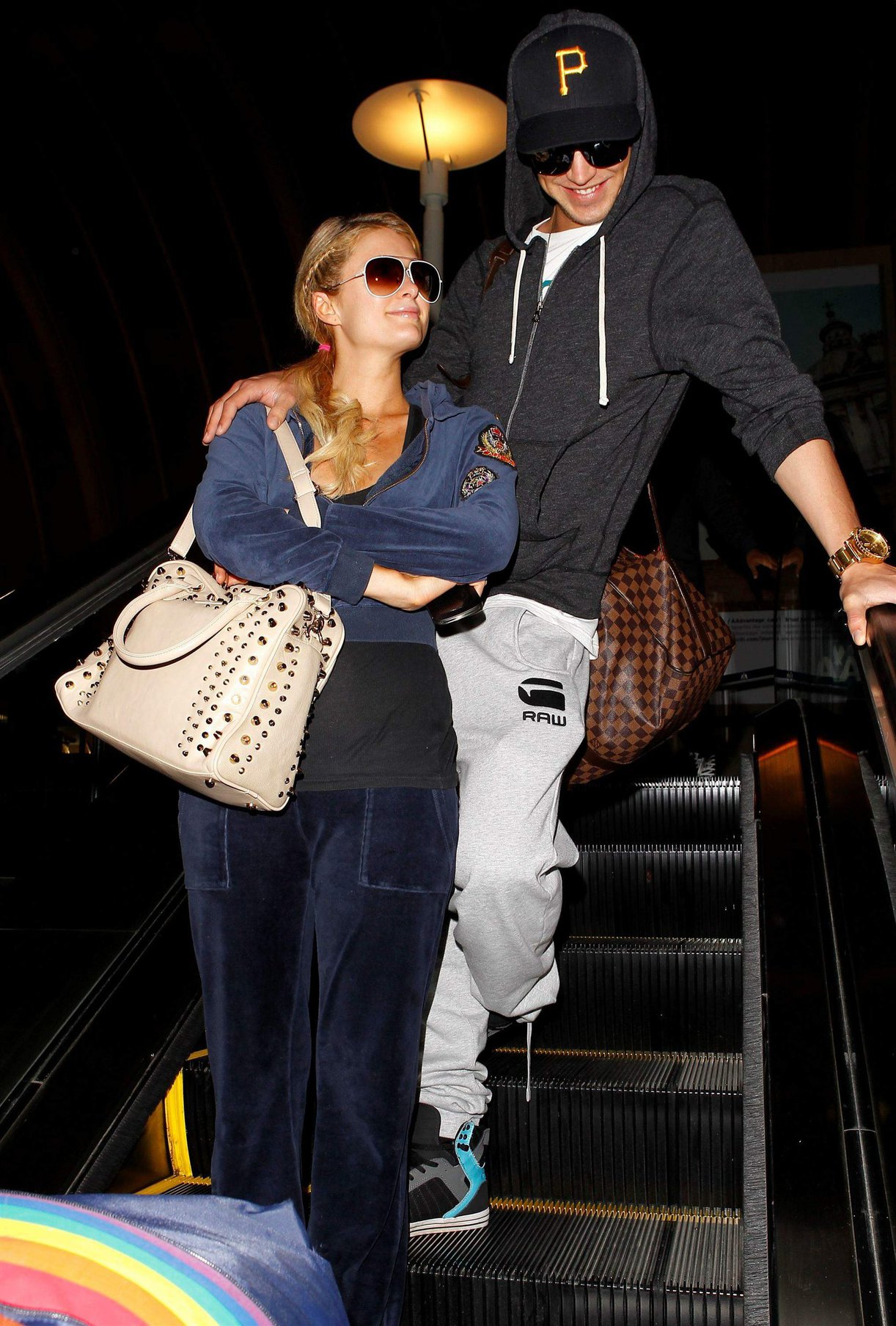 Paris Hilton and River Viiperi holding hands at LA. December 10, 2012 