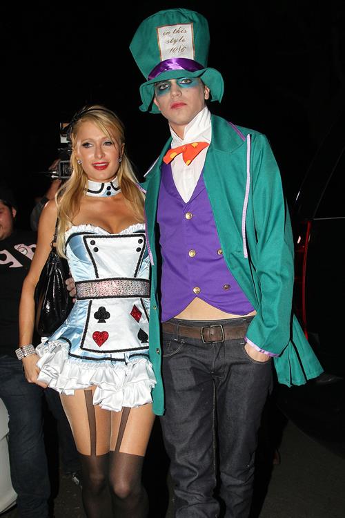 Paris Hilton - Halloween Party in Beverly Hills 10/26/12