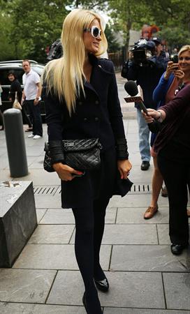 Paris Hilton Leaves Federal Court in NYC June 4, 2012