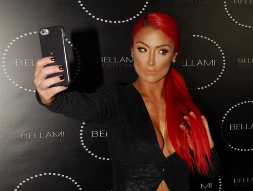 Natalie Eva Marie taking a selfie