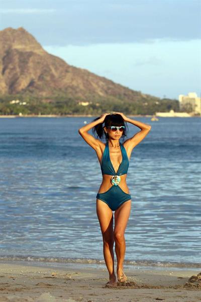 Bai Ling in a bikini