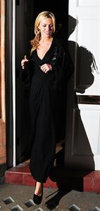 Abigail Clancy leaving Harry's Bar London on July 13, 2011