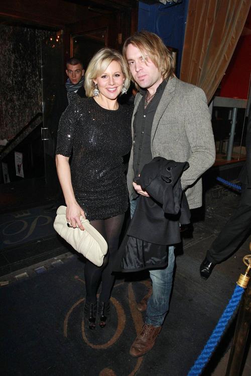 Abi Titmuss trip down the pink carpet 3rd feb 2011 