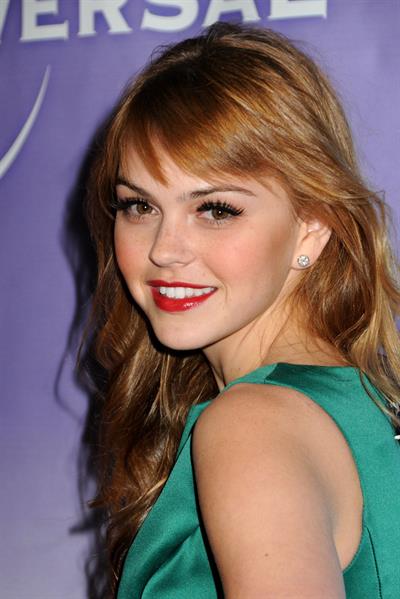 Aimee Teegarden NBC Universal Press Tour All Star Party on January 1, 2011