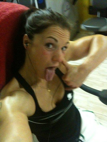 Linda Durbesson taking a selfie