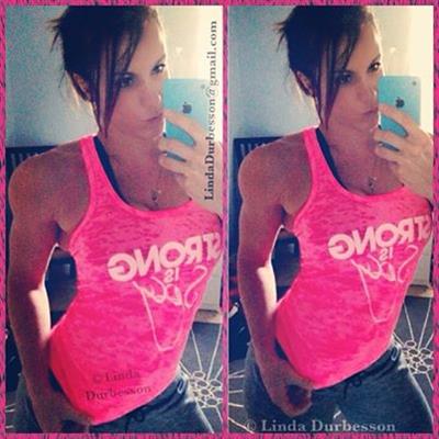 Linda Durbesson taking a selfie