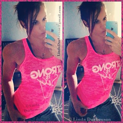 Linda Durbesson taking a selfie