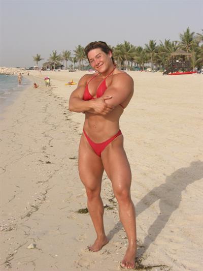 Alina Popa in a bikini