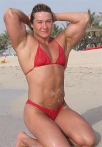 Alina Popa in a bikini