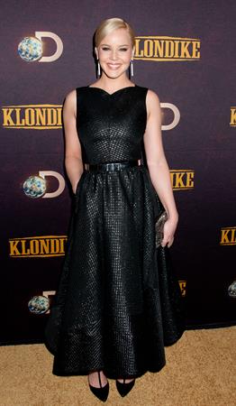 Abbie Cornish Klondike Premiere January 16, 2014