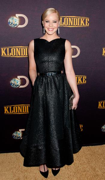 Abbie Cornish Klondike Premiere January 16, 2014
