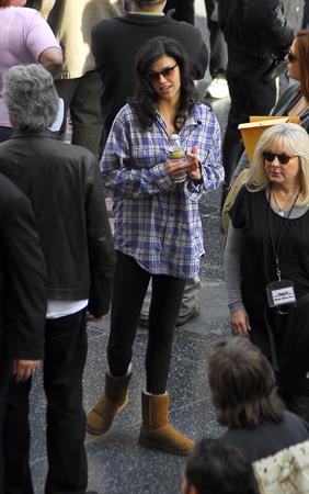 Adrianne Palicki on Wonder Woman set 3/29/2011 