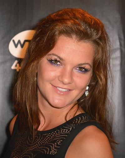 Agnieszka Radwanska arrives at Sony Open Player Party 2013 at JW Marriott Marquis in Miami March 19, 2013 