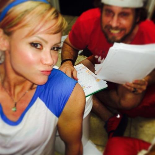 Amanda Michelle Folstad Ptak taking a selfie