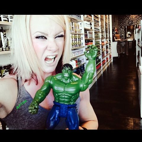 Amanda Michelle Folstad Ptak taking a selfie