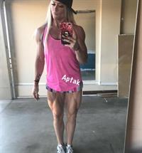 Amanda Michelle Folstad Ptak taking a selfie