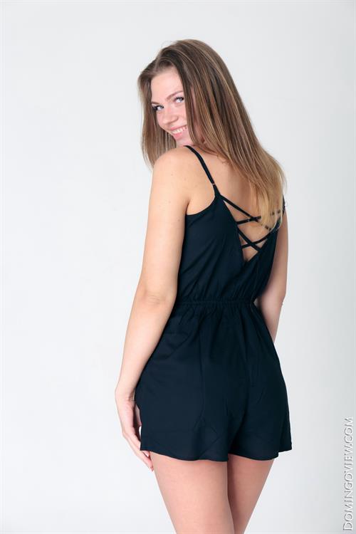 Sexy teen Mia Luna posing with lingerie and nude