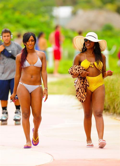 Alexandra Burke at Miami Beach on June 25, 2012