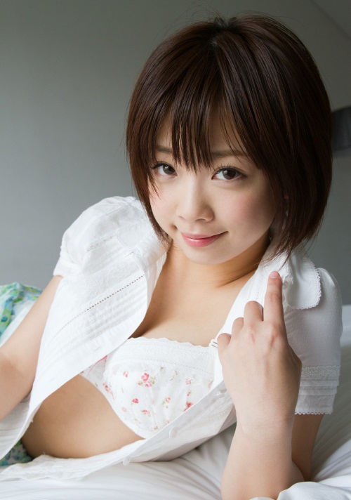 Mana Sakura in lingerie