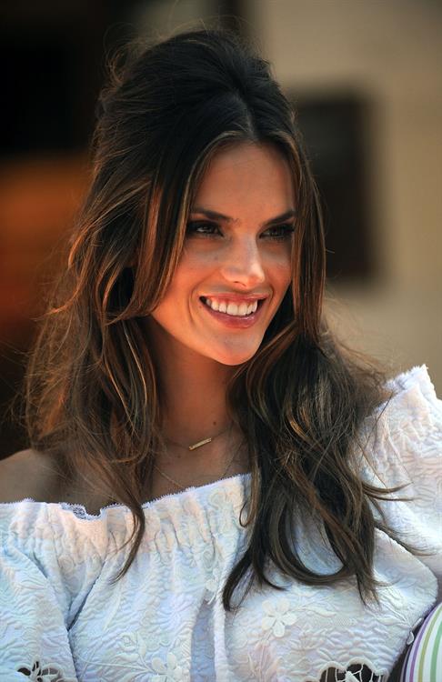 Alessandra Ambrosio Victoria's Secret Bombshell Tour in Miami 2/6/2011
