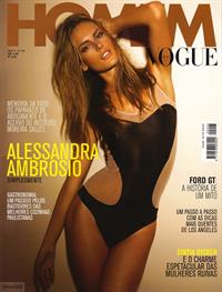 Alessandra Ambrosio Hommem Vogue Brazil Magazine 2009 