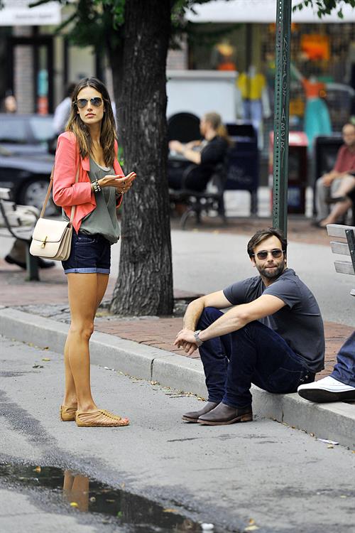Alessandra Ambrosio Pictures Alessandra Ambrosio Bar Pitti in New York City on June 23, 2011