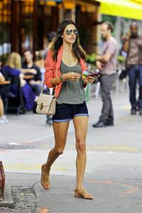 Alessandra Ambrosio Bar Pitti in New York City on June 23, 2011 