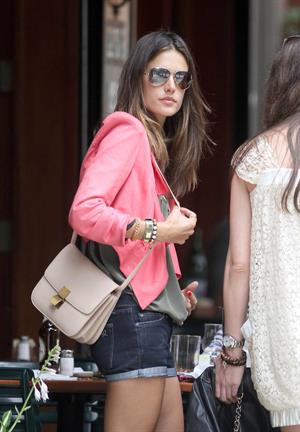 Alessandra Ambrosio Bar Pitti in New York City on June 23, 2011 