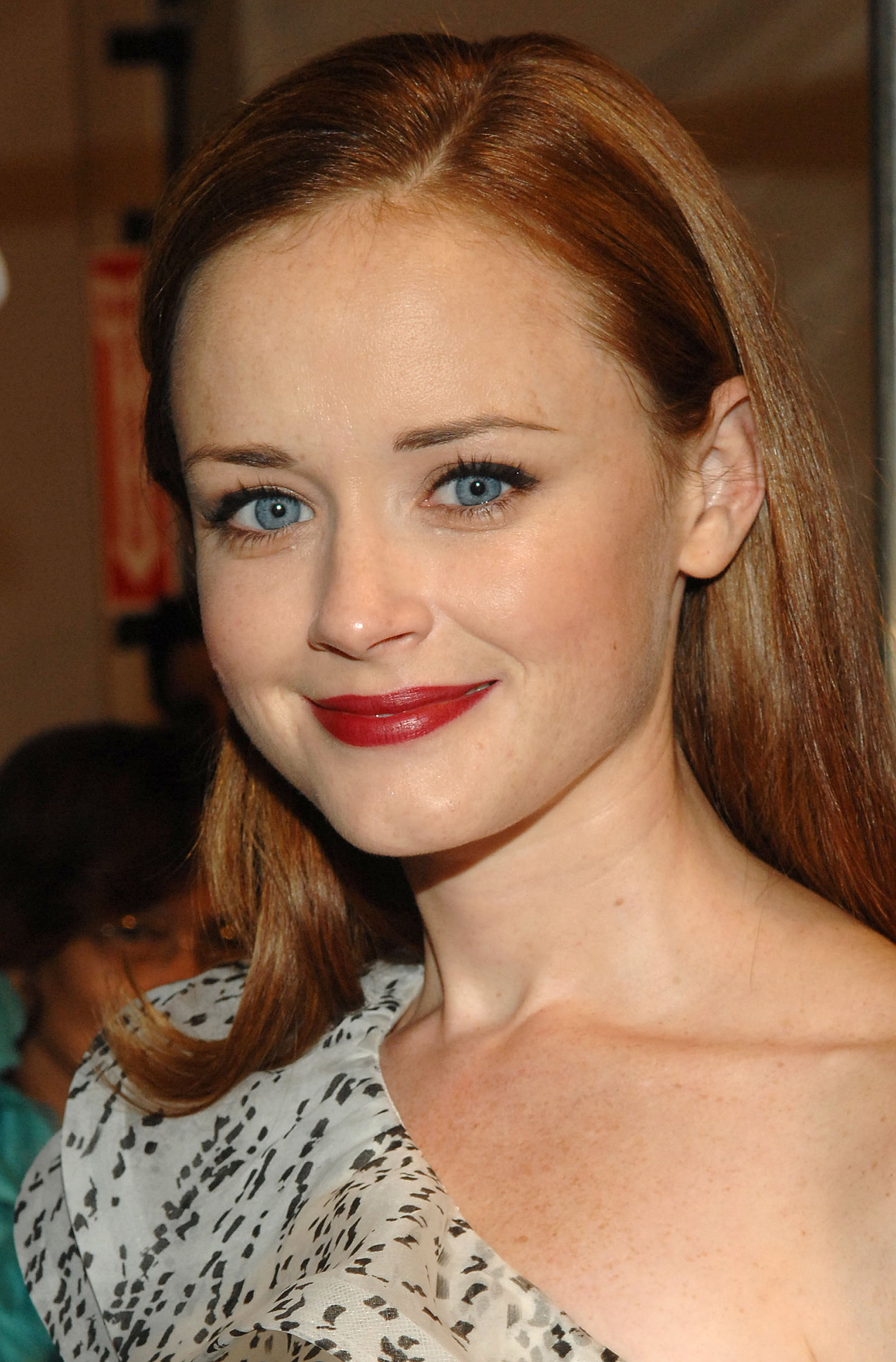 Alexis Bledel Monique Lhuillier Spring 2011 fashion show on September 13, 2010
