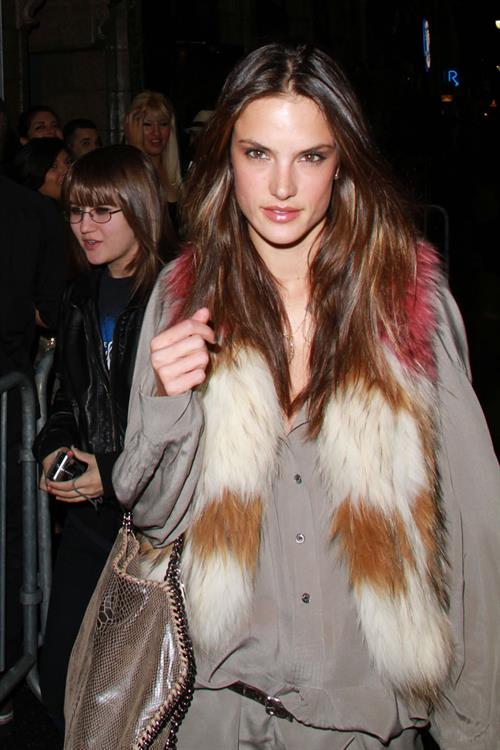 Alessandra Ambrosio arrives at Beso restaurant in West Hollywood on December 3, 2010