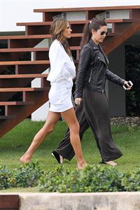 Alessandra Ambrosio Victoria's Secret bikini photoshoot candids, Miami, Jan 30, 2014 