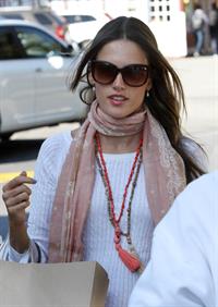 Alessandra Ambrosio at Country Mart in Brentwood on February 1, 2012 
