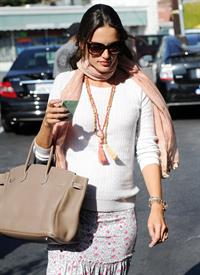 Alessandra Ambrosio at Country Mart in Brentwood on February 1, 2012 