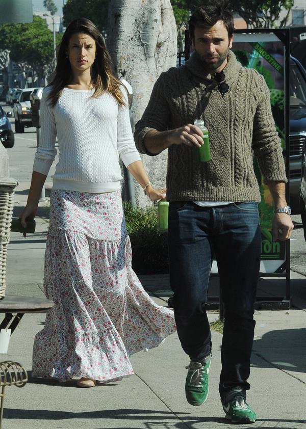 Alessandra Ambrosio at Country Mart in Brentwood on February 1, 2012 