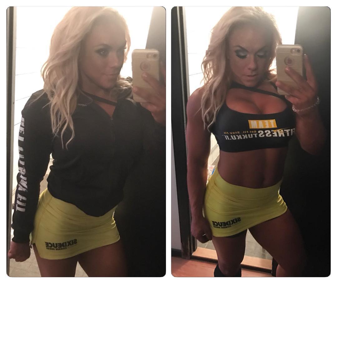 Minna Pajulahti taking a selfie