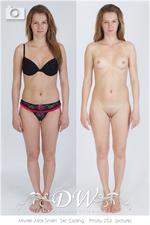 Teen Alice Smith sexy posing with lingerie and nude