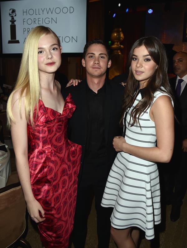 Elle Fanning at Hollywood Foreign Press Associations Grants Banquet on August 14, 2014