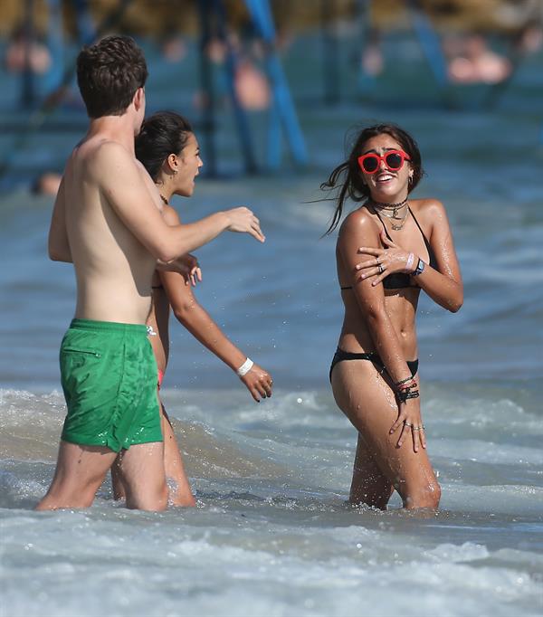 Lourdes Leon in a bikini in Cannes August 13, 2014
