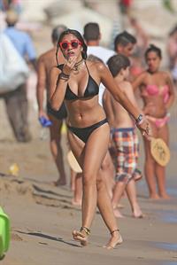 Lourdes Leon in a bikini in Cannes August 13, 2014