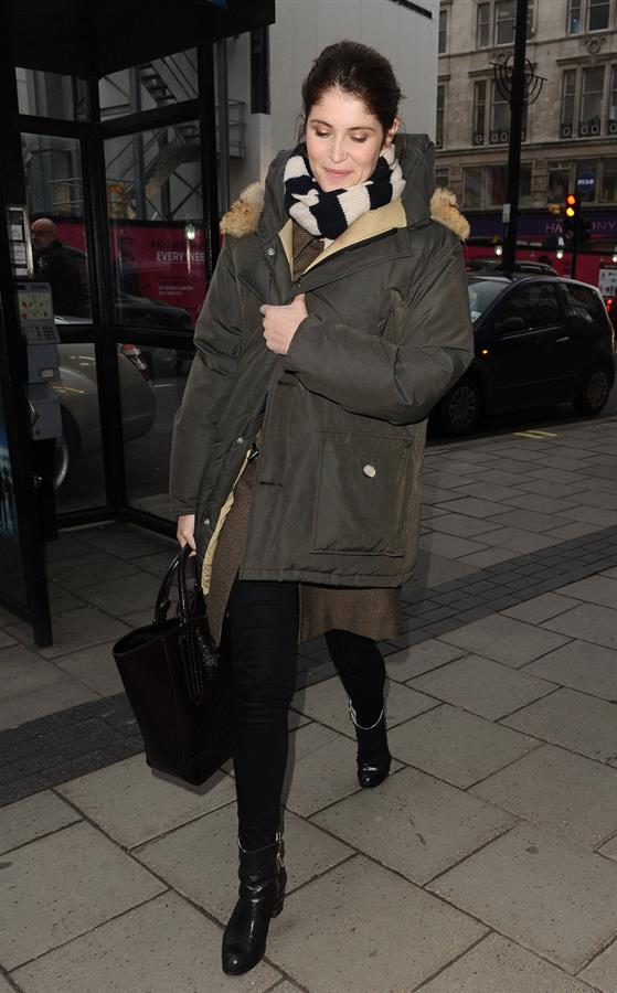 Gemma Arterton - Arrives at the ITV Studios in Waterloo, London (06.02.2013) 