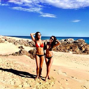 Hillary Fisher in a bikini