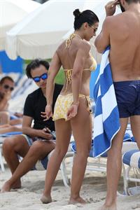 Emmanuelle Chriqui Bikini candids in Miami, 29 Aug 2013 