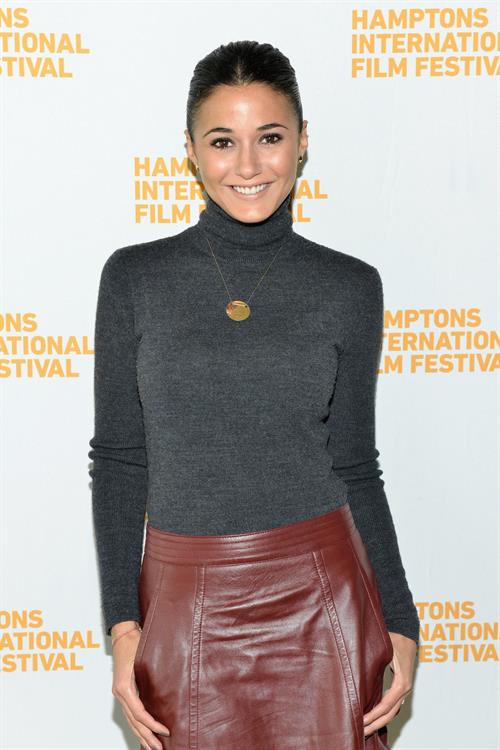 Emmanuelle Chriqui The 21st Annual Hamptons International Film Festival Day 3, on Oct 12, 2013 