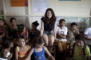 Gemma Arterton Visits Sky Rainforest Rescue, 01 Jul 2011 