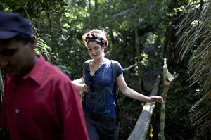 Gemma Arterton Visits Sky Rainforest Rescue, 01 Jul 2011 