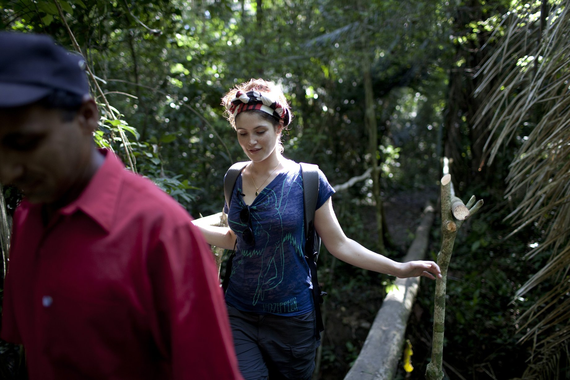 Gemma Arterton Visits Sky Rainforest Rescue, 01 Jul 2011 